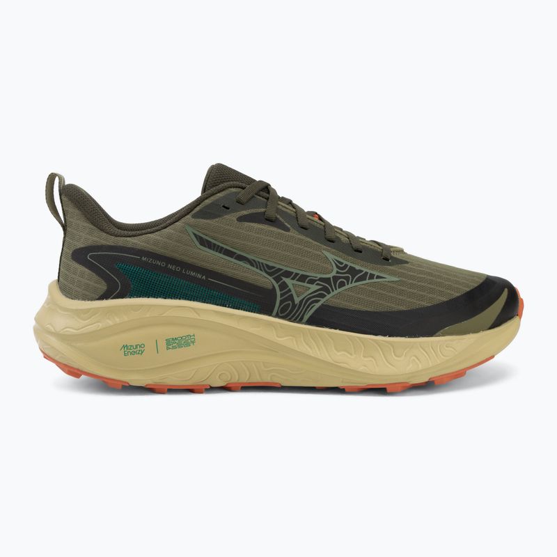 Pánske bežecké topánky Mizuno Neo Lumina martini olive/forest night/ginger 2