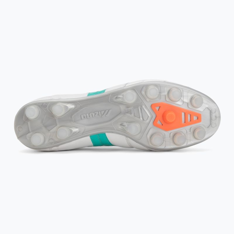 Kopačky  Mizuno Morelia II Elite FG white/arcadia/lava orange 4