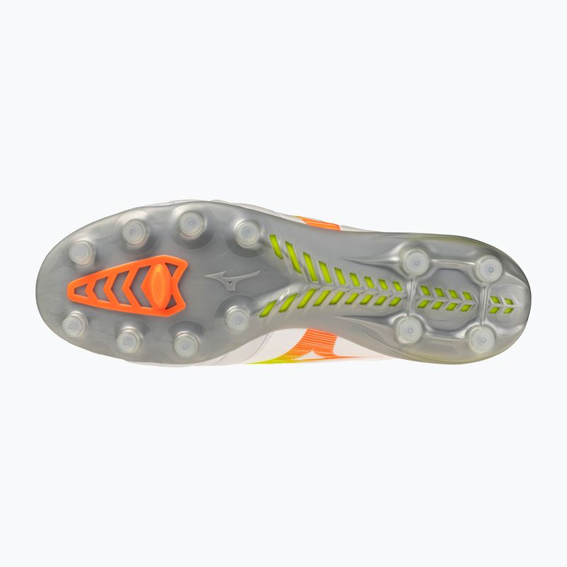Kopačky  Mizuno Monarcida Neo III Elite FG white/evening primrose/lava orange 2