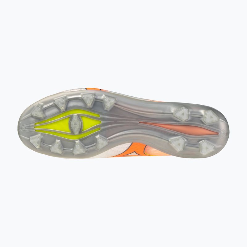 Kopačky  Mizuno Alpha III Japan FG white/lava orange/evening primrose 2