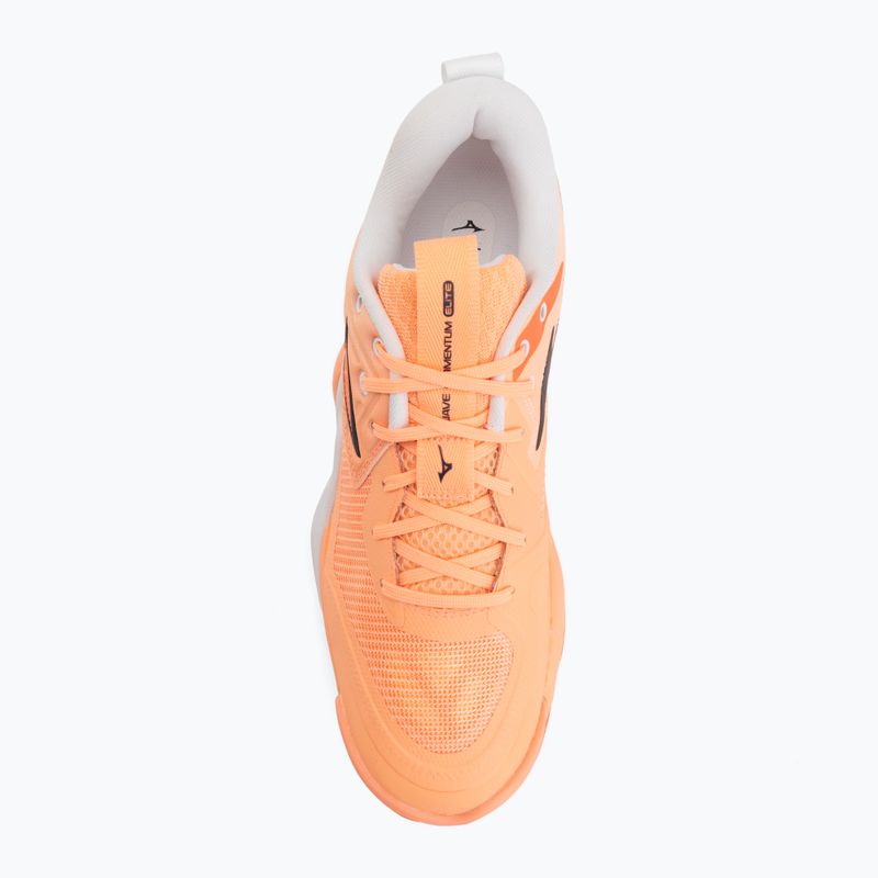 Volejbalové topánky Mizuno Wave Momentum Elite flamingo coral/lava orange/white 5