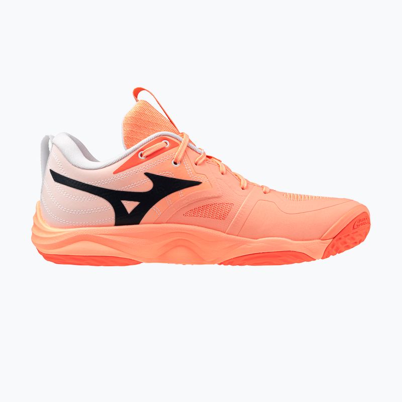 Volejbalové topánky Mizuno Wave Momentum Elite flamingo coral/lava orange/white 2