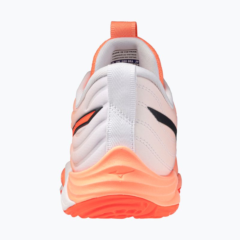 Volejbalové topánky Mizuno Wave Momentum Elite flamingo coral/lava orange/white 3