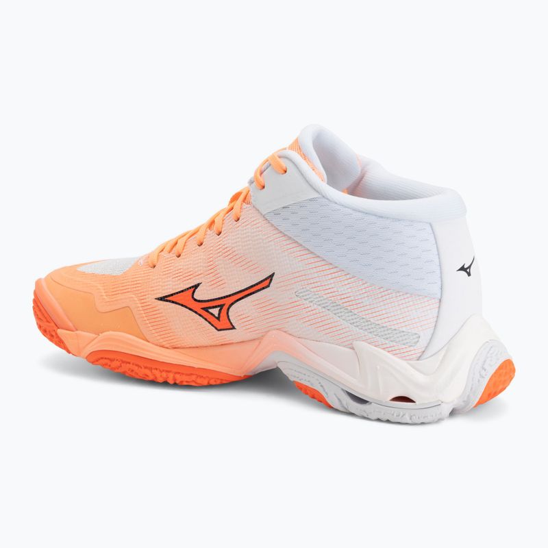 Volejbalové topánky Mizuno Wave Lightning Elite Mid Flamingo Coral/Lava Orange/White 3