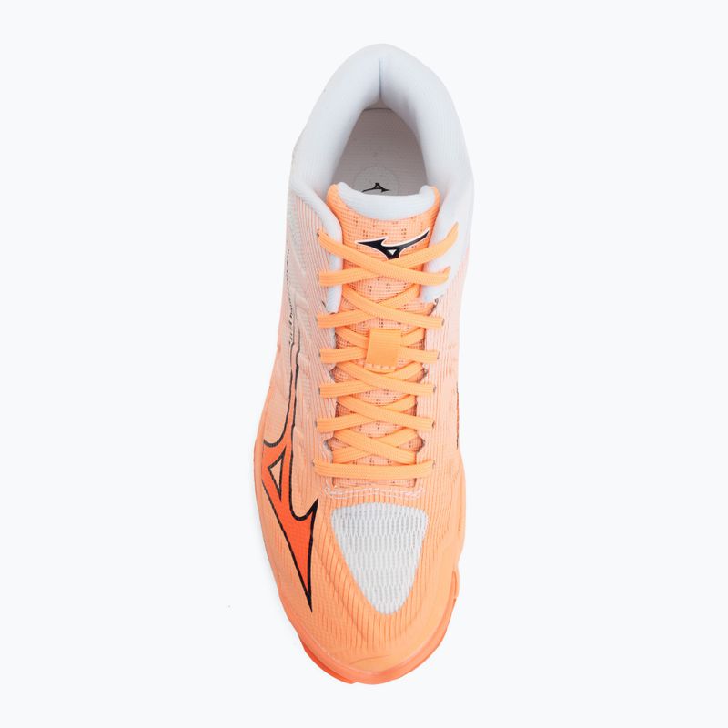 Volejbalové topánky Mizuno Wave Lightning Elite Mid Flamingo Coral/Lava Orange/White 5