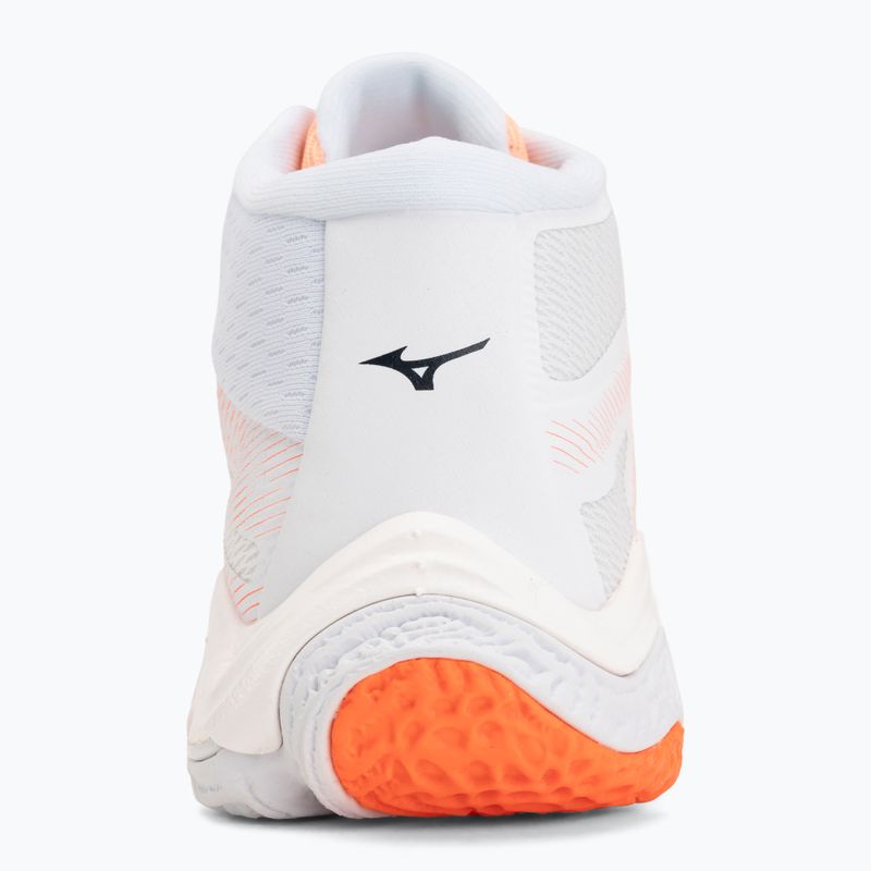 Volejbalové topánky Mizuno Wave Lightning Elite Mid Flamingo Coral/Lava Orange/White 6