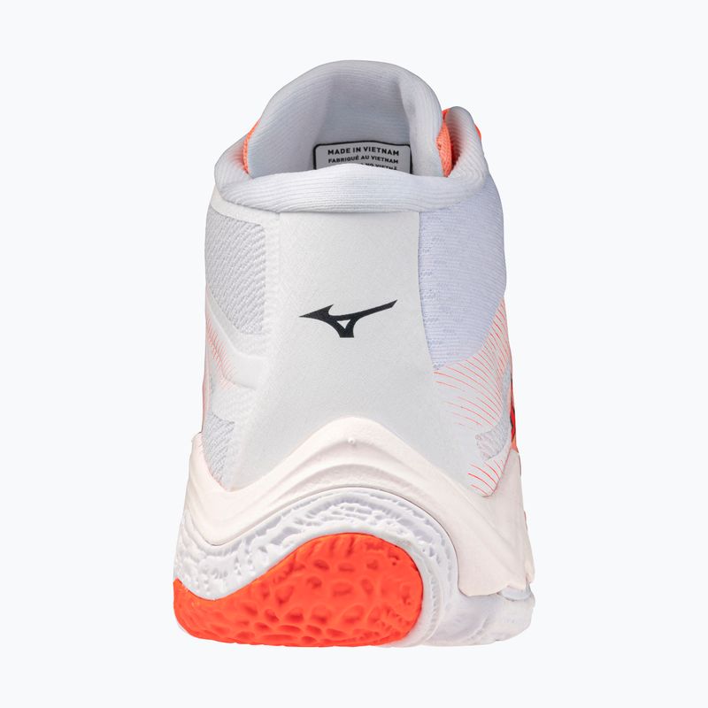 Volejbalové topánky Mizuno Wave Lightning Elite Mid Flamingo Coral/Lava Orange/White 3