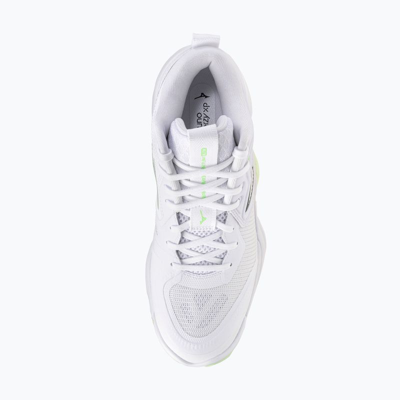 Dámske volejbalové topánky Mizuno Wave Momentum Elite Mid white/balsam green/ambrosia 5