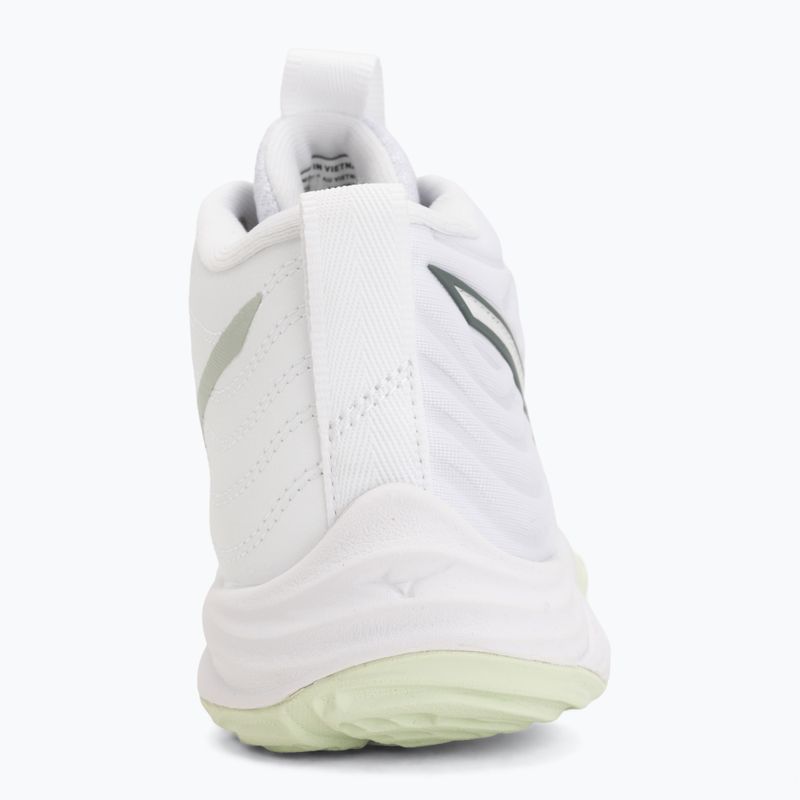 Dámske volejbalové topánky Mizuno Wave Momentum Elite Mid white/balsam green/ambrosia 6