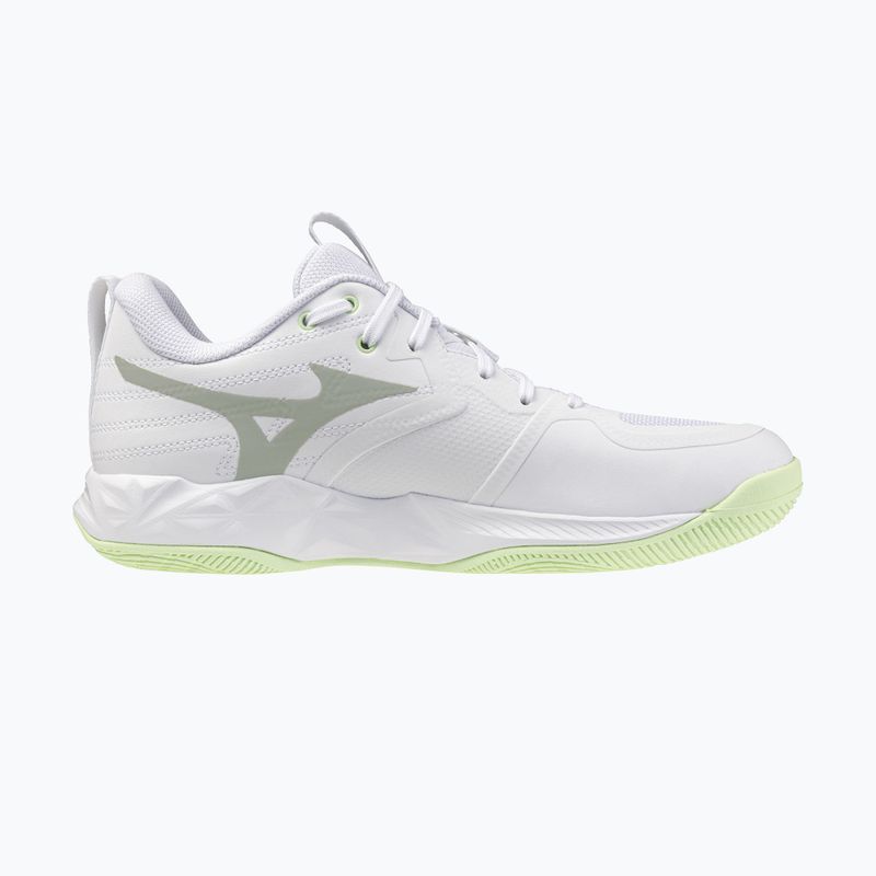 Dámske volejbalové topánky Mizuno Wave Momentum Pro white/aqua gray/ambrosia 2