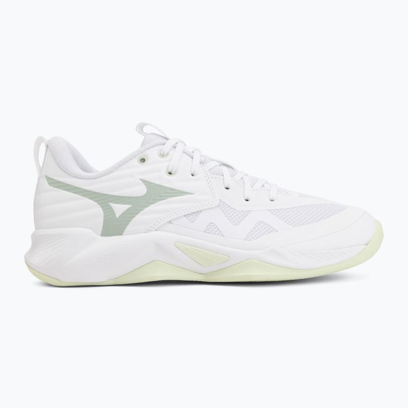 Dámske volejbalové topánky Mizuno Wave Momentum Pro white/aqua gray/ambrosia 2
