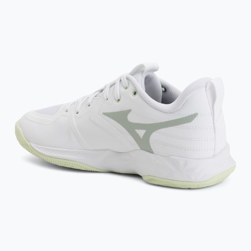 Dámske volejbalové topánky Mizuno Wave Momentum Pro white/aqua gray/ambrosia 3
