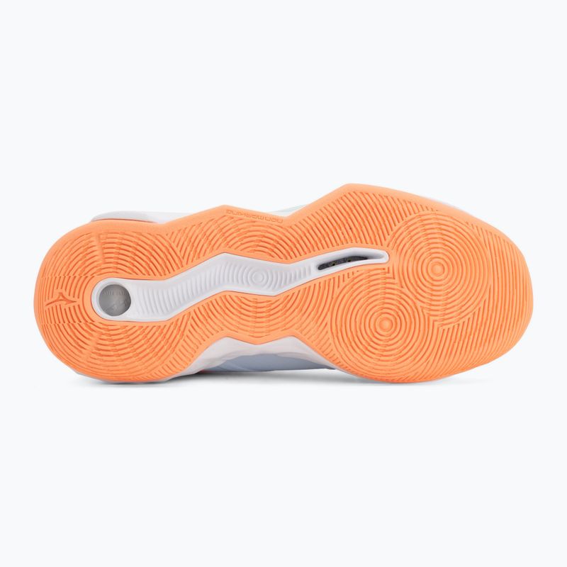 Dámske volejbalové topánky Mizuno Wave Momentum Pro Mid blue finch/lava orange/flamingo coral 4