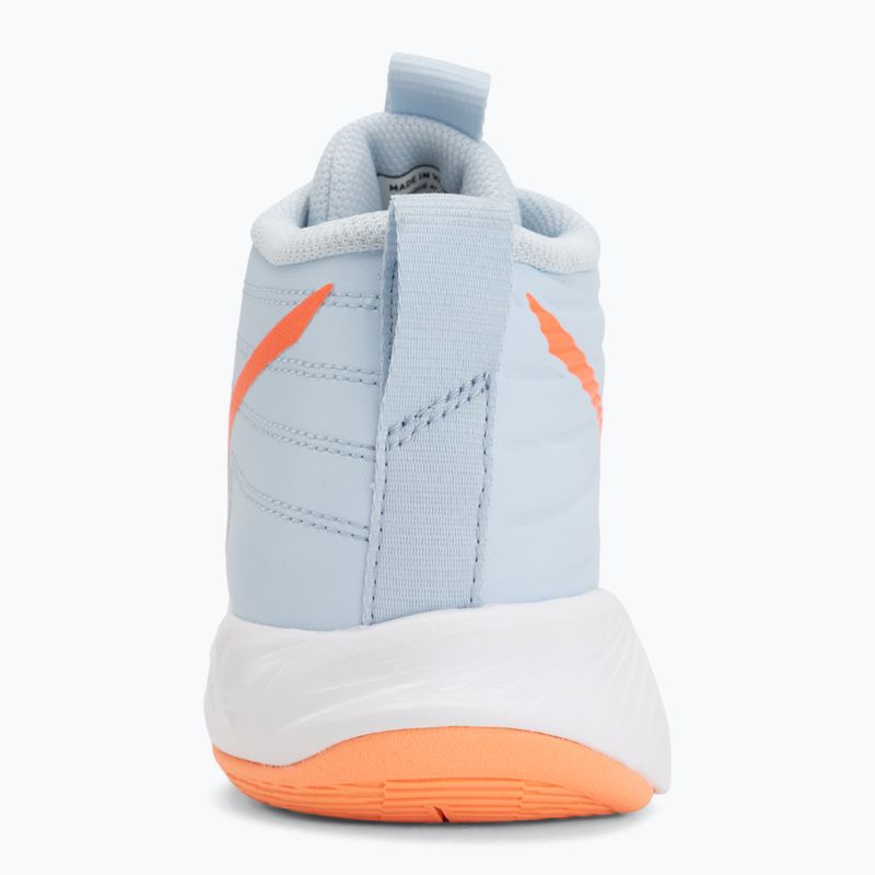 Dámske volejbalové topánky Mizuno Wave Momentum Pro Mid blue finch/lava orange/flamingo coral 6