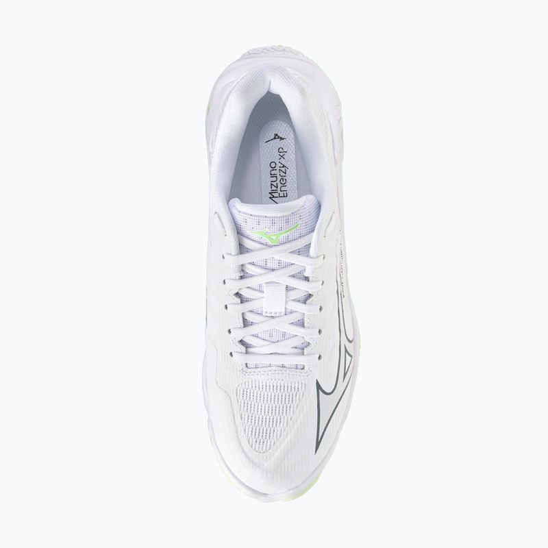 Dámske volejbalové topánky Mizuno Wave Lightning Elite white/balsam green/ambrosia 5