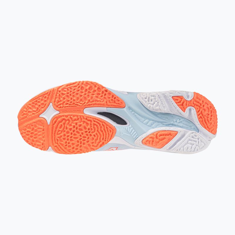 Dámske volejbalové topánky Mizuno Wave Lightning Elite Mid blue finch/whitelava orange 4