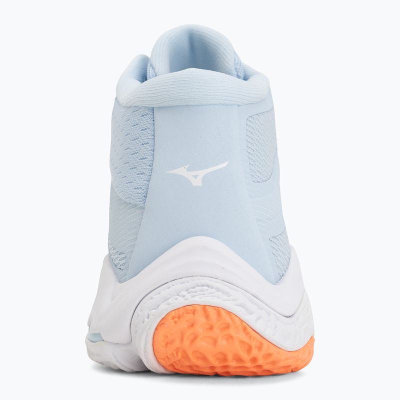 Dámske volejbalové topánky Mizuno Wave Lightning Elite Mid blue finch/whitelava orange 6