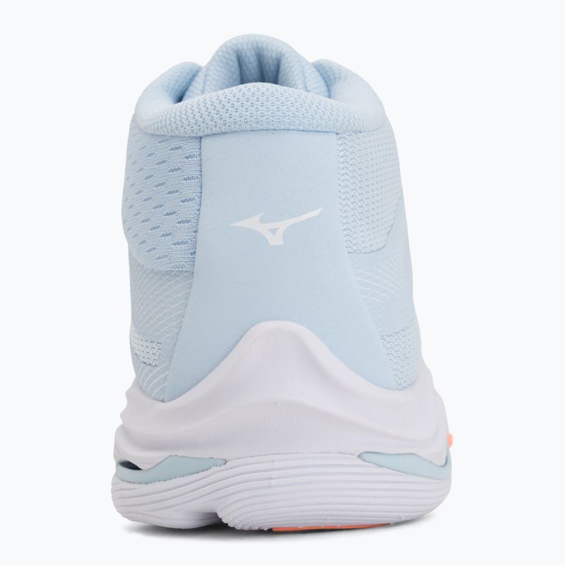 Dámske volejbalové topánky Mizuno Wave Lightning Pro Mid blue finch/lava orange/flamingo coral 6