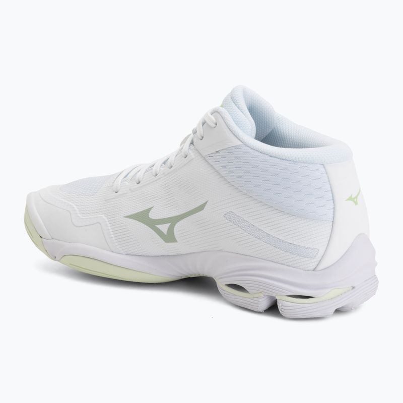 Dámske volejbalové topánky Mizuno Wave Lightning Pro Mid white/aqua gray/ambrosia 3