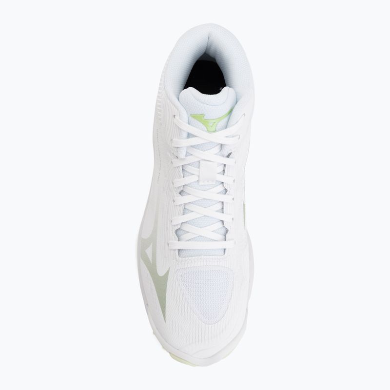 Dámske volejbalové topánky Mizuno Wave Lightning Pro Mid white/aqua gray/ambrosia 5