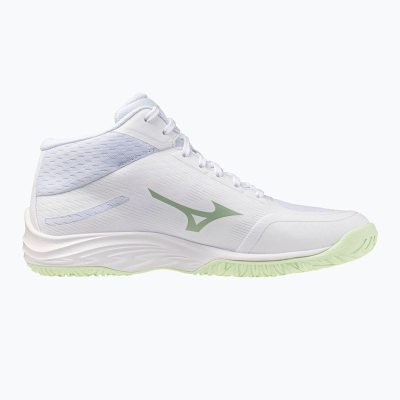 Dámske volejbalové topánky Mizuno Lightning Select Mid white/aqua gray/ambrosia 2