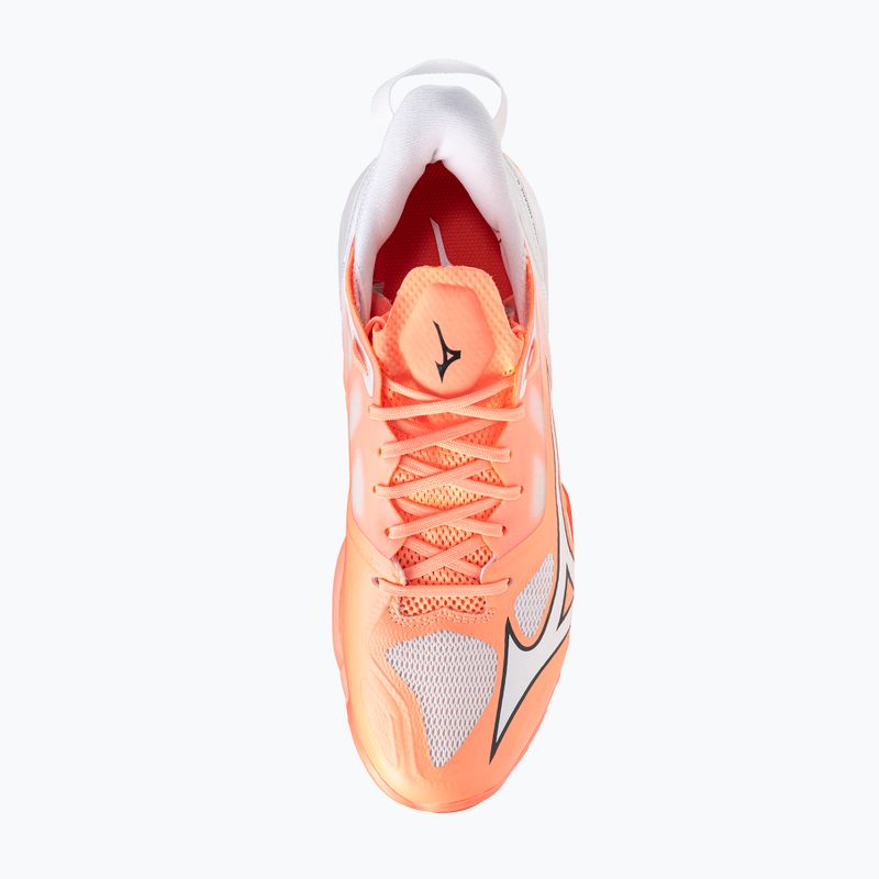 Hádzanárske topánky Mizuno Wave Mirage 5 flamingo coral/white 5