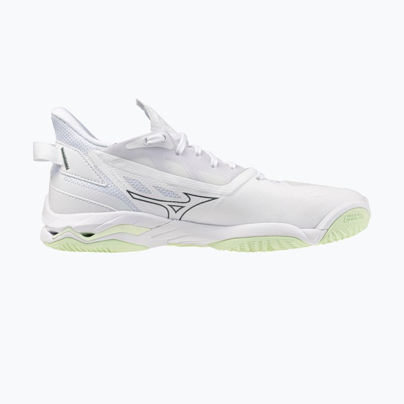 Dámske hádzanárske topánky Mizuno Wave Mirage 5 white/balsam green 2