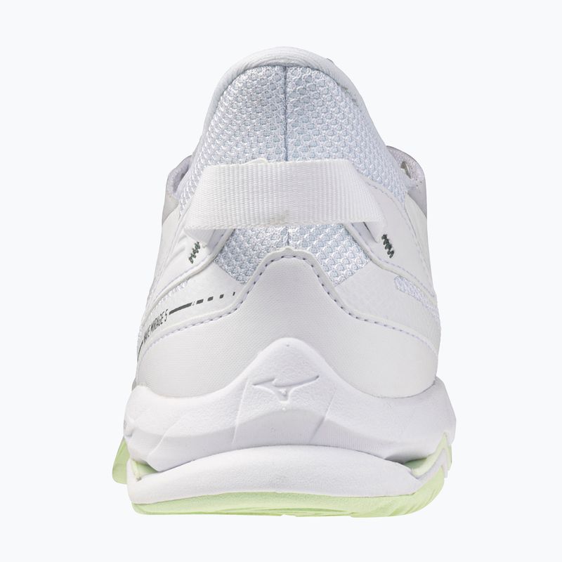 Dámske hádzanárske topánky Mizuno Wave Mirage 5 white/balsam green 3