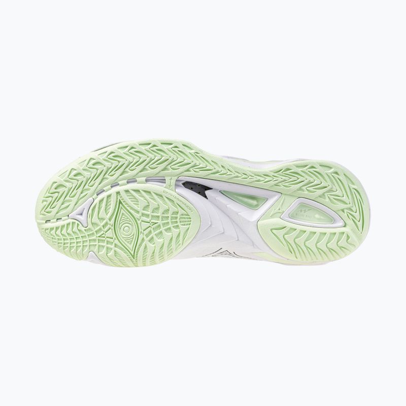 Dámske hádzanárske topánky Mizuno Wave Mirage 5 white/balsam green 4