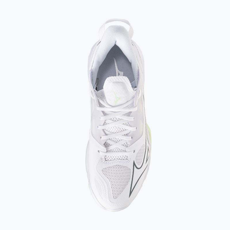 Dámske hádzanárske topánky Mizuno Wave Mirage 5 white/balsam green 5