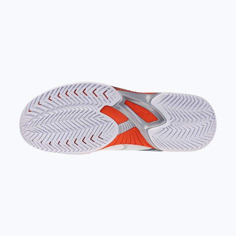 Pánske tenisové topánky Mizuno Wave Exceed Court AC white/insignia blue/orange 4