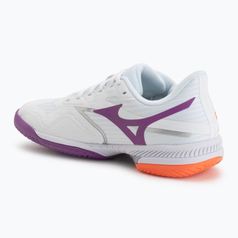Dámske tenisové topánky Mizuno Wave Exceed Court AC white/dahlia/lava orange 3