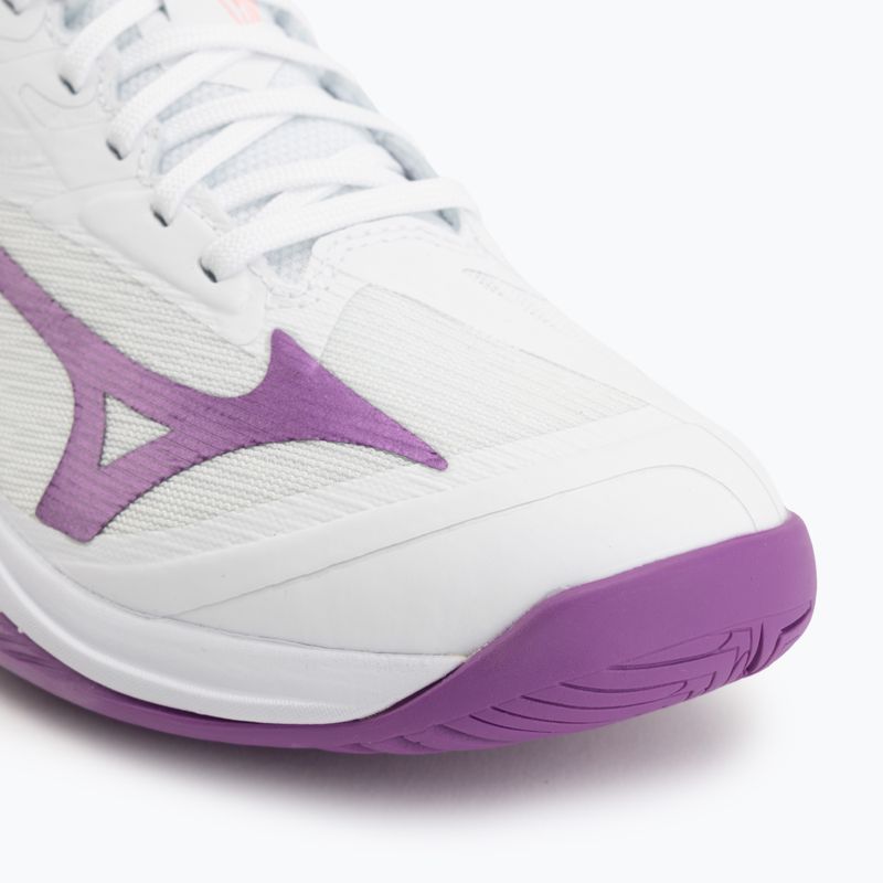 Dámske tenisové topánky Mizuno Wave Exceed Court AC white/dahlia/lava orange 7