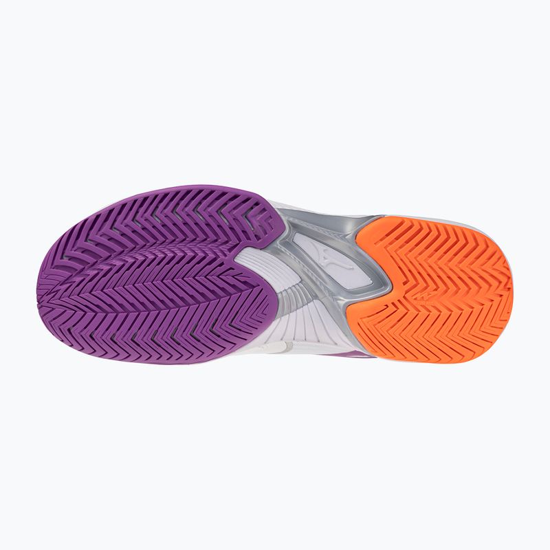Dámske tenisové topánky Mizuno Wave Exceed Court AC white/dahlia/lava orange 4