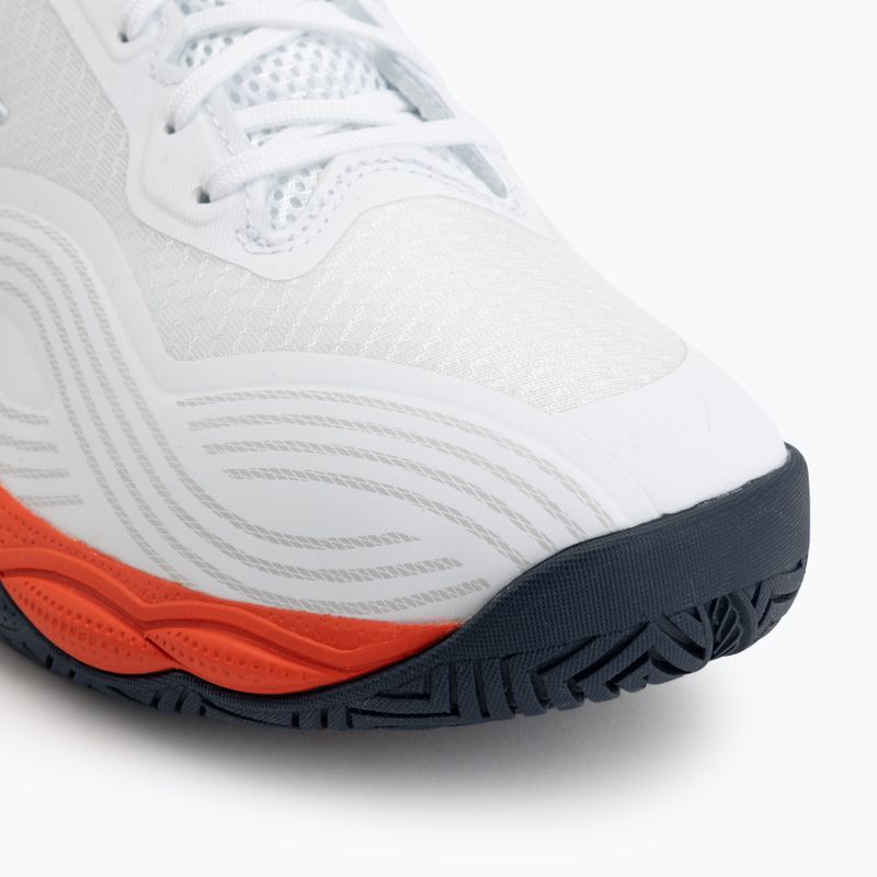 Pánske tenisové topánky Mizuno Wave Enforce Court 2 AC white/insignia blue/orange 7