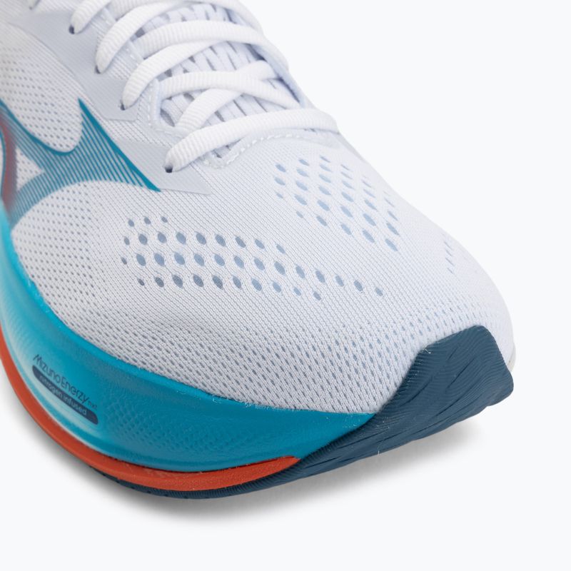Pánske bežecké topánky Mizuno Wave Rider 30 white/blue jewel/orange 7