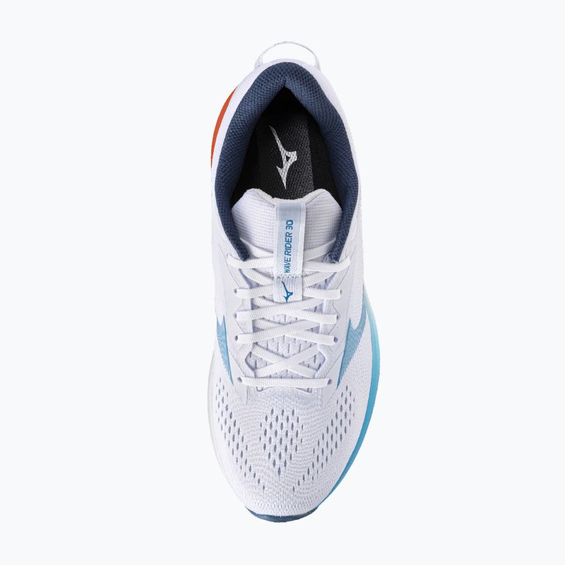 Pánske bežecké topánky Mizuno Wave Rider 30 white/blue jewel/orange 5
