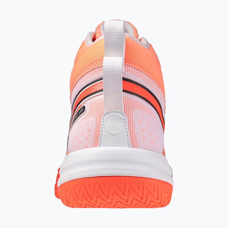 Volejbalové topánky Mizuno Neo Jump Mid flamingo coral/lava orange/white 3
