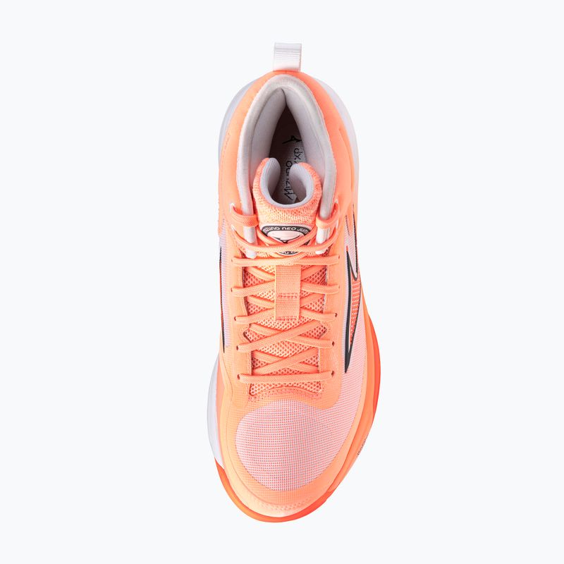 Volejbalové topánky Mizuno Neo Jump Mid flamingo coral/lava orange/white 5