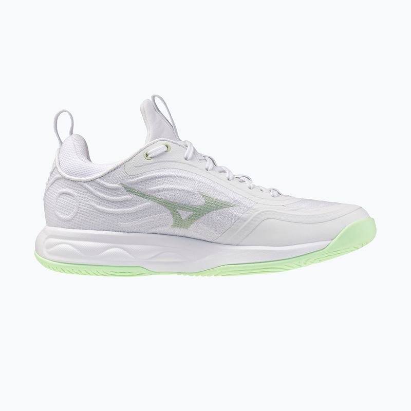 Dámske volejbalové topánky Mizuno Wave Luminous Elite white/aqua gray/ambrosia 2