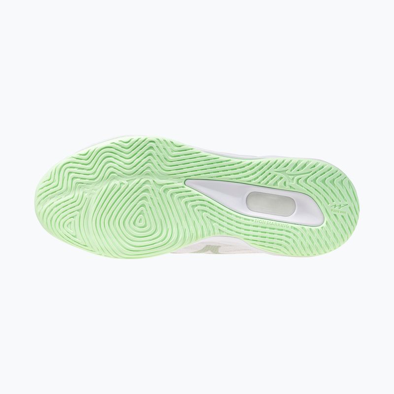 Dámske volejbalové topánky Mizuno Wave Luminous Elite white/aqua gray/ambrosia 4