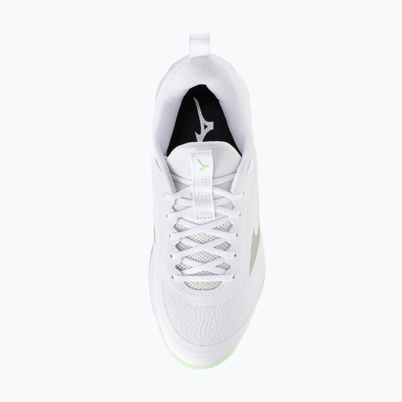 Dámske volejbalové topánky Mizuno Wave Luminous Pro white/aqua gray/ambrosia 5