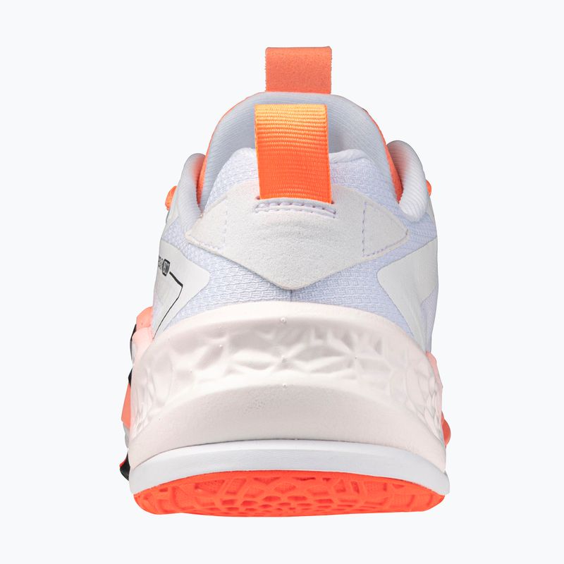 Hádzanárske topánky Mizuno Wave Stealth Neo 2.1 white/black/flamingo coral 3