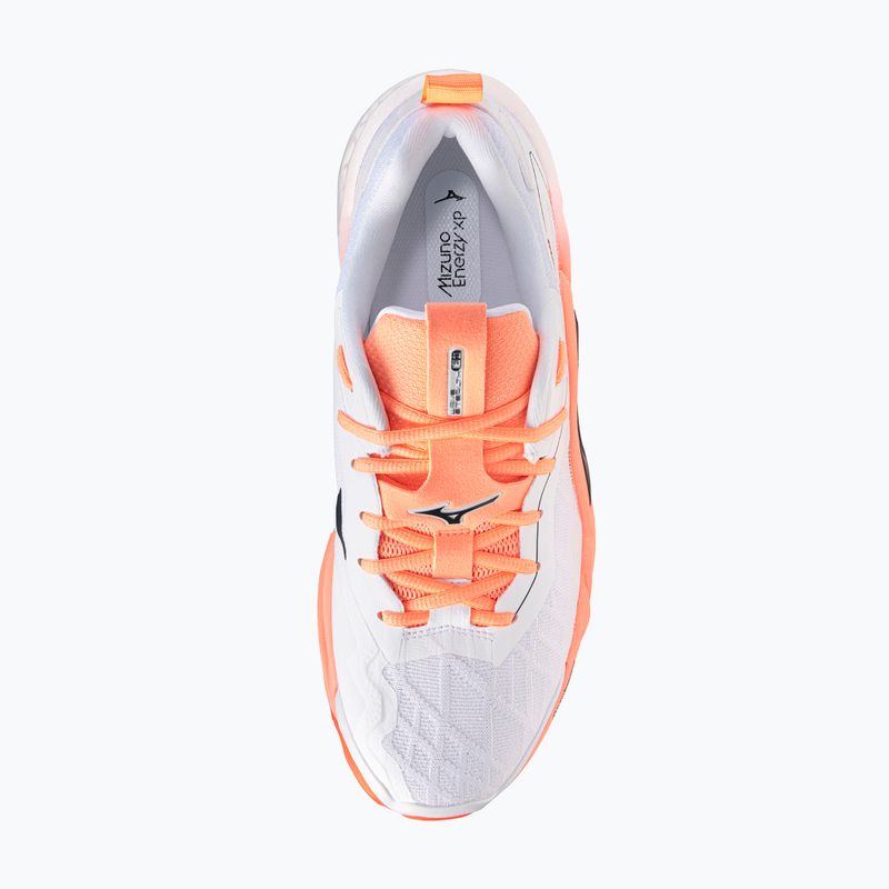 Hádzanárske topánky Mizuno Wave Stealth Neo 2.1 white/black/flamingo coral 5