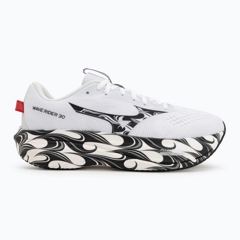 Pánske bežecké topánky Mizuno Wave Rider 30 Disclosure white/black/high risk red 2