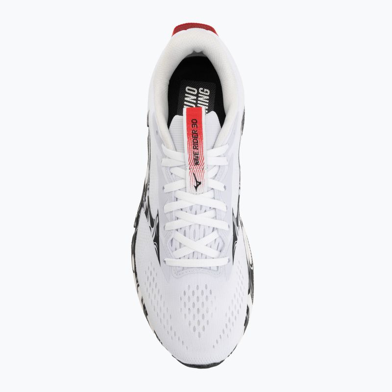 Pánske bežecké topánky Mizuno Wave Rider 30 Disclosure white/black/high risk red 5