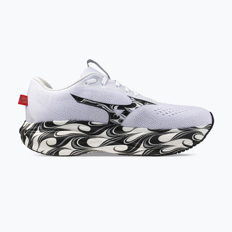 Pánske bežecké topánky Mizuno Wave Rider 30 Disclosure white/black/high risk red 2