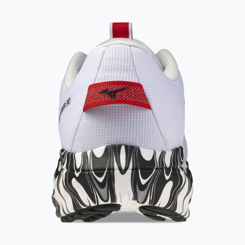 Pánske bežecké topánky Mizuno Wave Rider 30 Disclosure white/black/high risk red 3