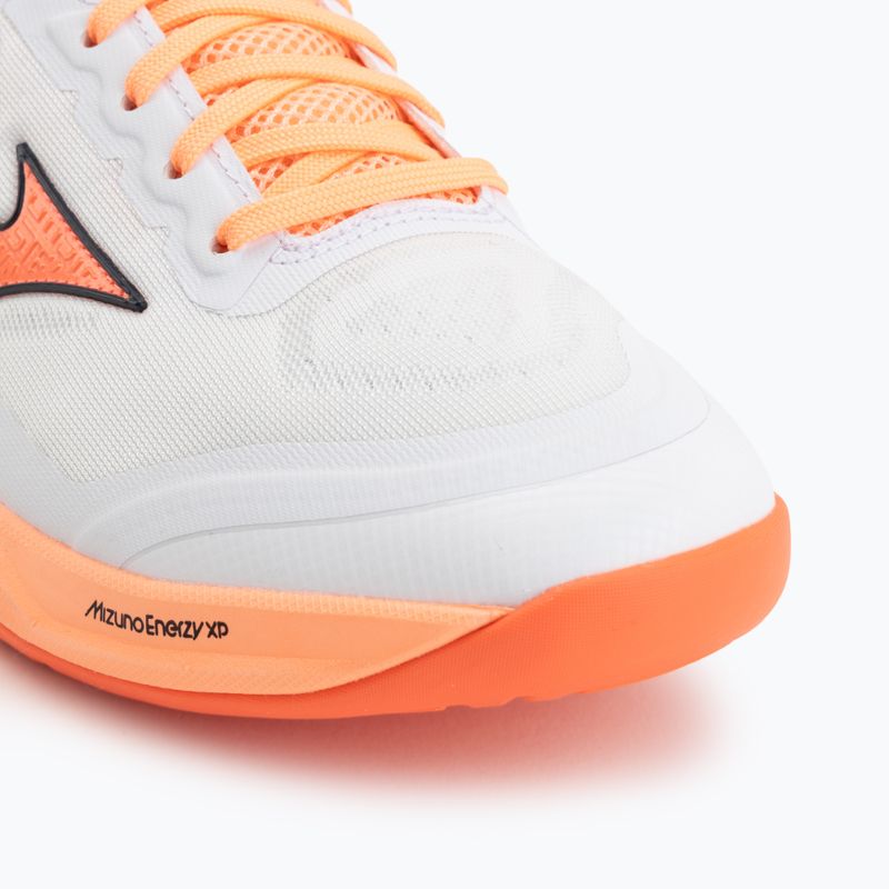 Hádzanárske topánky Mizuno Wave Stealth Elite white/lava orange 7