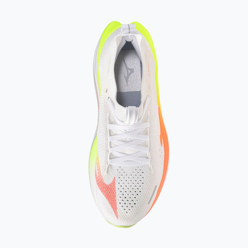 Dámske bežecké topánky Mizuno Neo Vista 3 white/flamingo coral/lime pulp 7